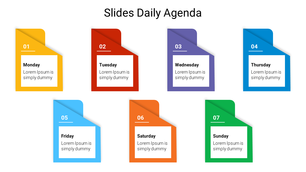 Google Slides Daily Agenda and PowerPoint Template